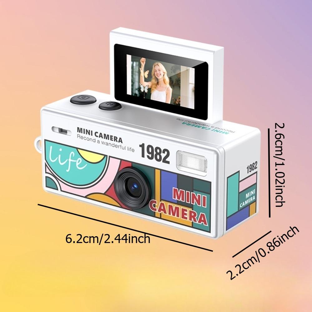 Box Lens Camera Mini 1 Vintage Retro Mini Digital Zoom Camera Blind Box (Including 32G Card ...