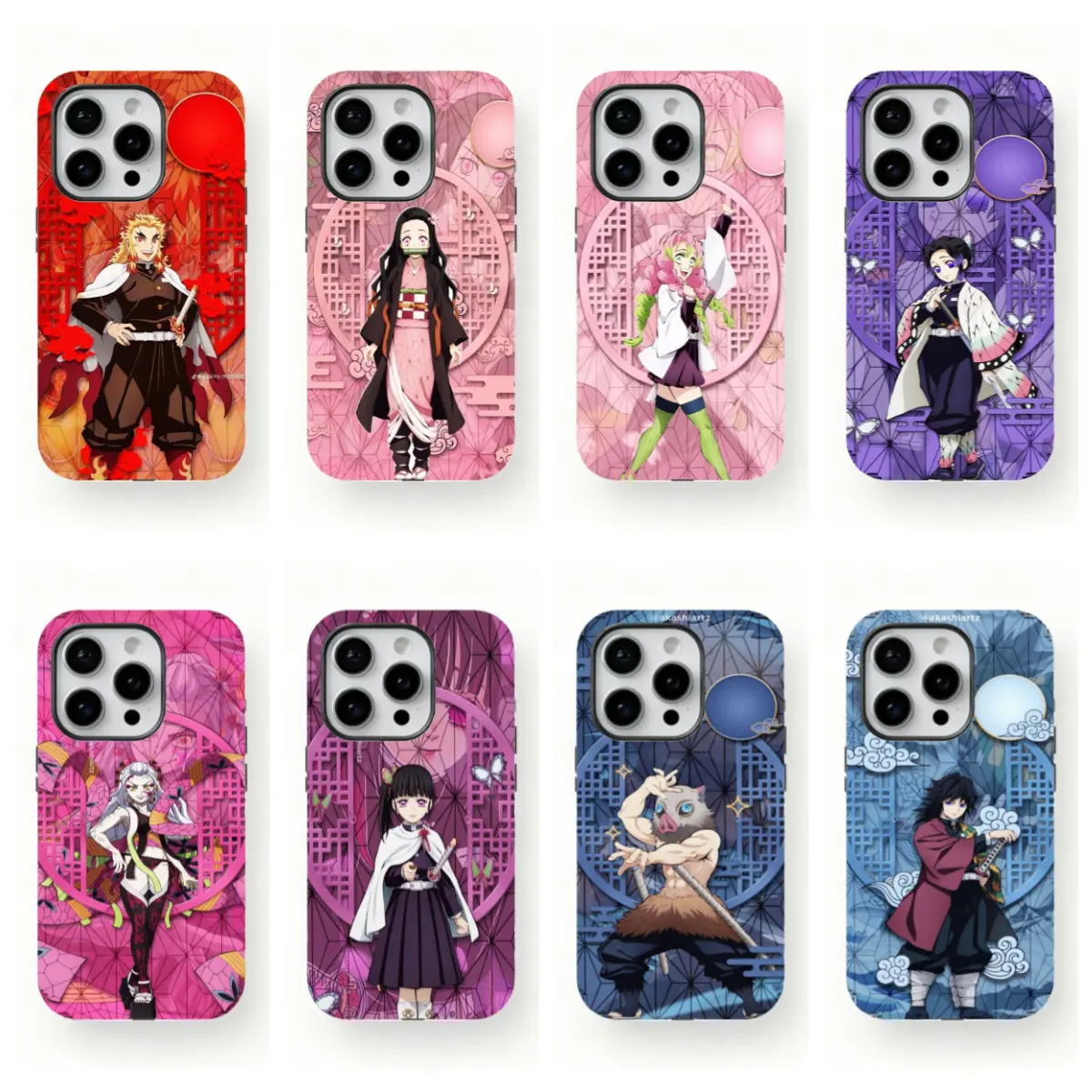 Anime Themed Plated Cellphone Cover - Protective Mobile Phone Casing, Universal Accessories for iPhone 17,16,15,14,13,12 Pro,Plus,ProMax & Samsung Galaxy S26,S25,S24,S23,S22