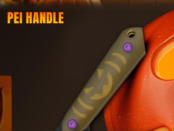 Kizer Halloween Mini Harpoon 3V Steel PEI 1040SHW1, Halloween Theme Design, Men Gift fort EDC knife edc tool Halloween Car-Themed EDC Knife Set