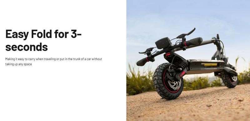 【Christmas Gifts】Powerful Off-Road Folding Electric Scooter, 2000W /1000W Motor, 38 MPH/28 Top Speed,50/43 Miles Long Range, 10"/11 Off Road Pneumatic Tires, Double Braking Systems, with APP, Storage Bag, 330LBS Max Load