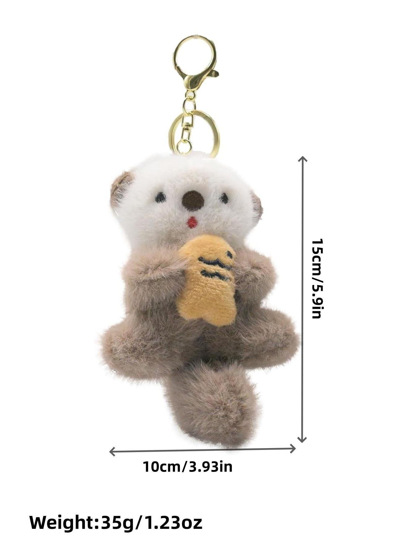 Cute Otter Plush Keychain | Adorable Animal Shape Pendant, Perfect Gift for All Seasons, Ideal Birthday Gift & Unique Charming Accessory