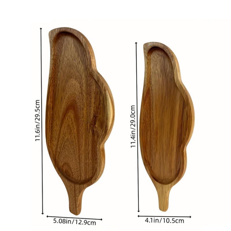 Elegant Leaf-Shaped Tray, Multi-Functional Dish for Tea Parties, Cheese Platters, Christmas Decorations, Breakfast Plate, Outdoor Party Accessory