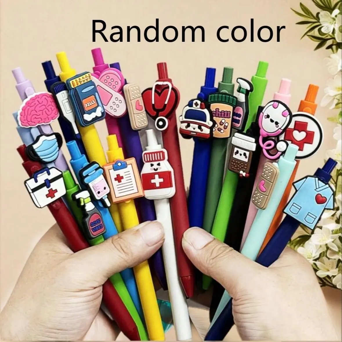 Creative Nurse Doctor Writing Pen Set, Medical Ballpoint Pens, Ink Pens, Nurse Day Gift Pens, Random Styles, Fun Office Supplies, Funny Work Pens, Novelty Pens