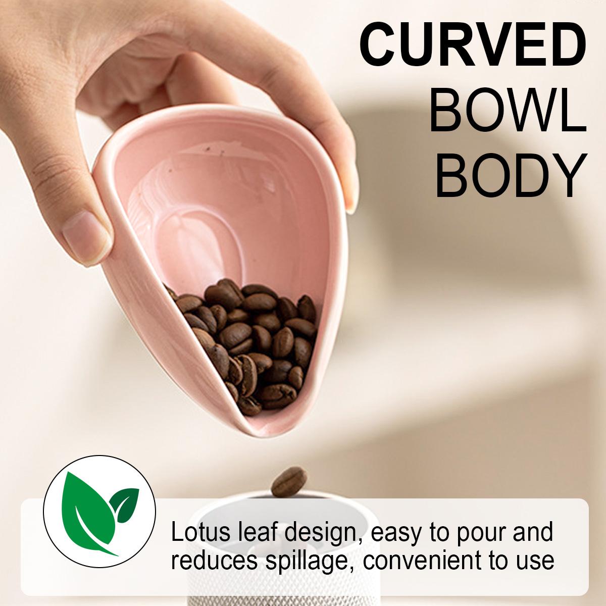 3pcs Coffee Bean Dosing Cup Set, Rdt Spray Bottle & Espresso Stirrer, Ceramic Dosing Tray, Coffee Bar Accessories, Perfect Gift for Coffee Lovers