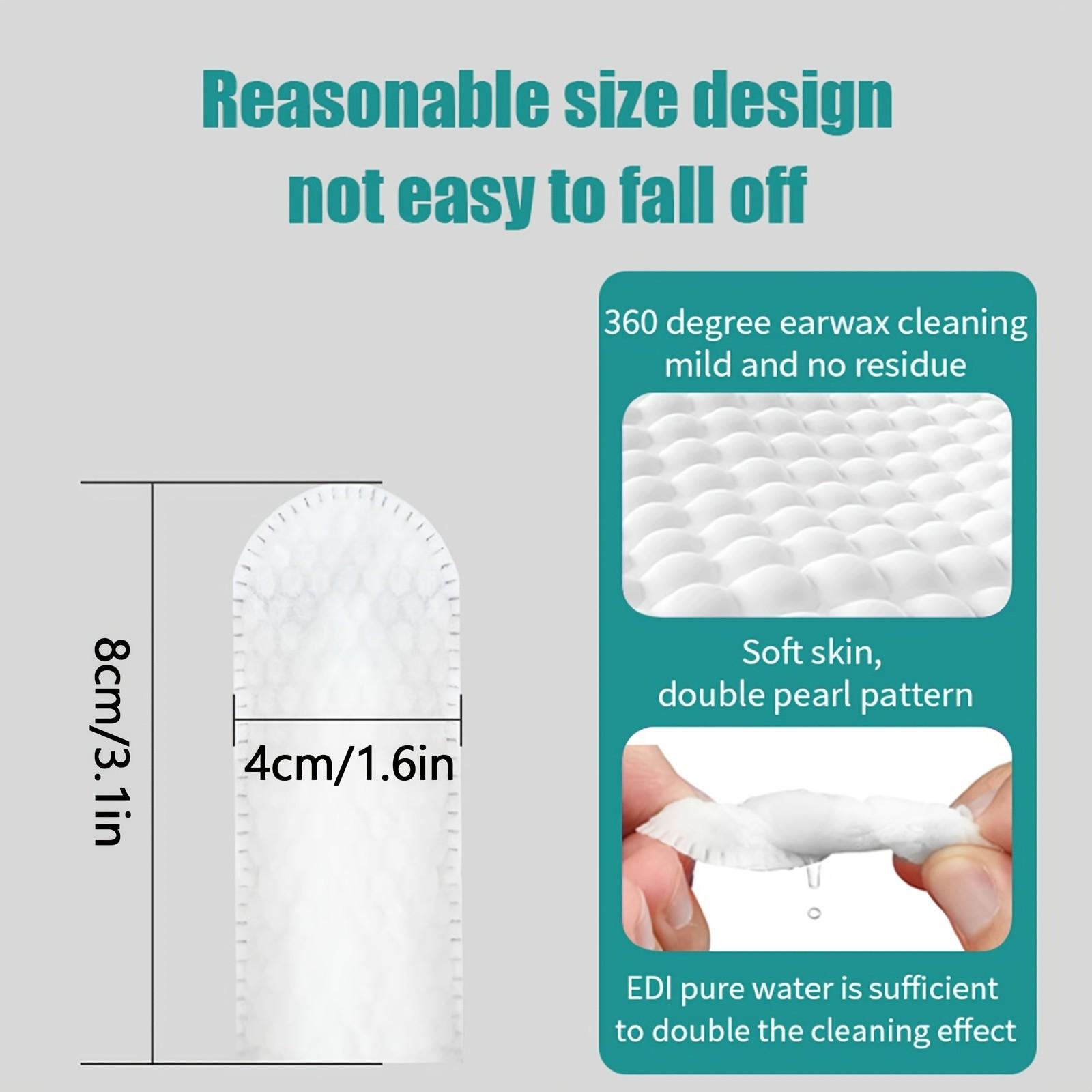 50pcs Pet Wipes for Dogs and Cats, Disposable Finger Wipes for Ear Cleaning, Deodorizing and General Purpose, Wet Wipes for Pets