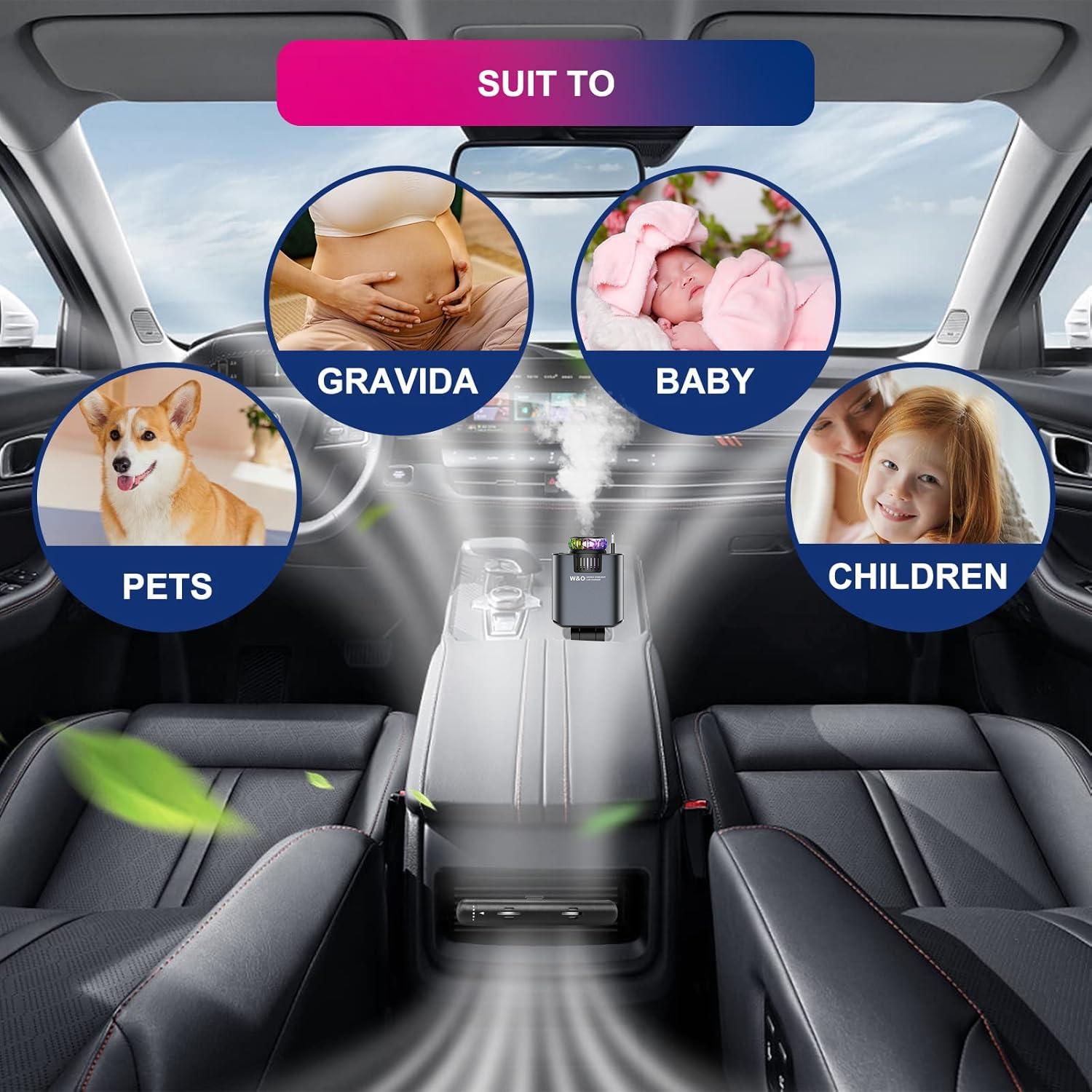 Aromatic Starlight In Car Roof Retractable Car Charger 5-in-1 Smart Car Charger Lightning Cable Fast Charging Adapter red light Car Air Freshener Starlight