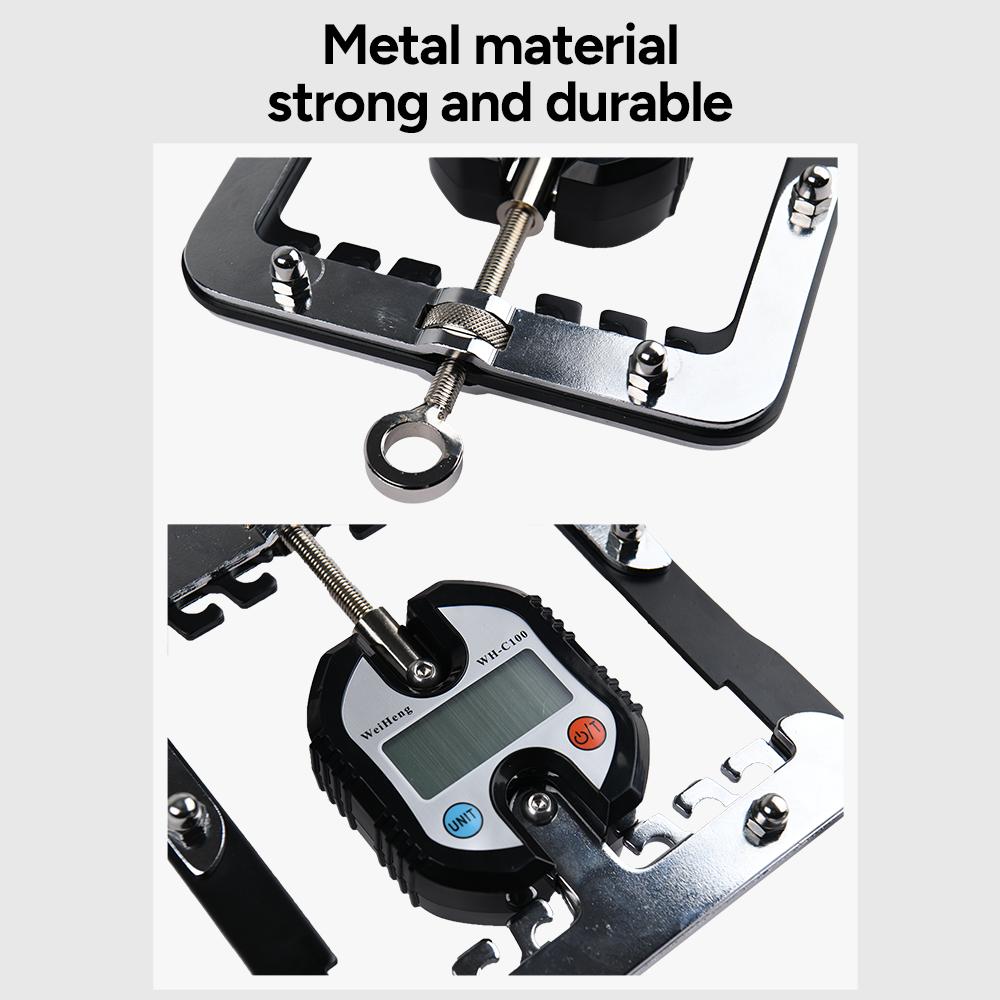 Digital Grip Strength Tester – Metal Hand Dynamometer for Accurate Grip Strength Measurement, Hand Exercise,Grip Tester and Trainer, Fitness Equipment,Workout