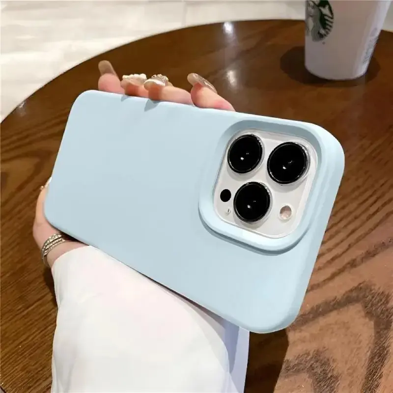 Skin-Feel Phone Case For IPhone 18 17 16 15 14 13 12 11 Pro Max Pro Plus , Liquid-Like Phone Case,Anti-Drop Cellphone Protective Case,Shockproof Phone Protective Case Compatible With IPhone Series ,Soft Cute Case,Back To School,Back To School Haul