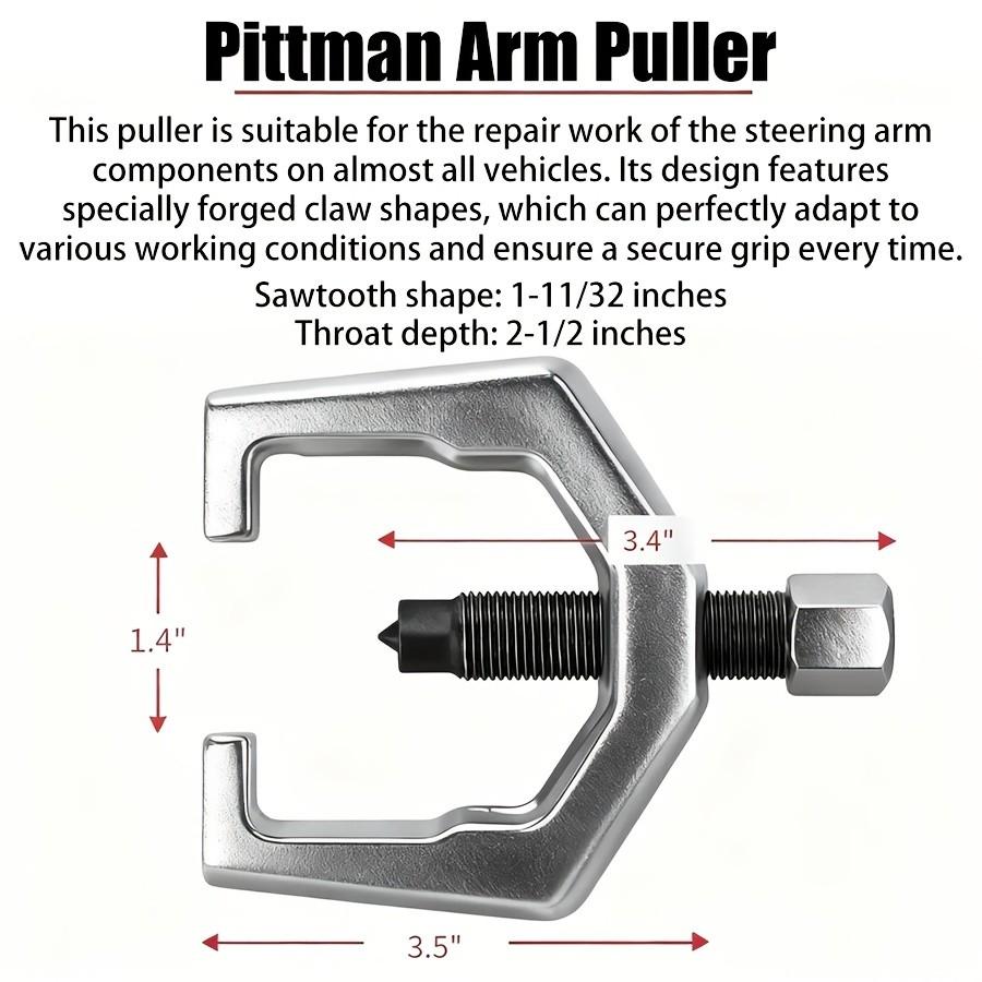 5-Piece Ball Joint Bearing Separator Kit, Pittman Arm Puller, Tie Rod End Tool, 5-In-1 Front Service Set, Easy Disassembly, Vehicle Maintenance