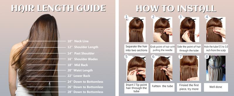 LaaVoo I Tip Hair Extensions Real Human Hair Pre Bonded Extensions human hair 50 Gram FallFreshness TikTokShopBlackFriday