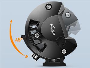 Nilight 2PCS 4Inch 60W LED Pods Spot Flood Amber White Light Bar Strobe 6 Modes Memory Function Off-Road Truck Car ATV SUV Cabin Boat with 16AWG Wiring Harness Kit-2 Lead light bar Triple Row  dealsforyoudays