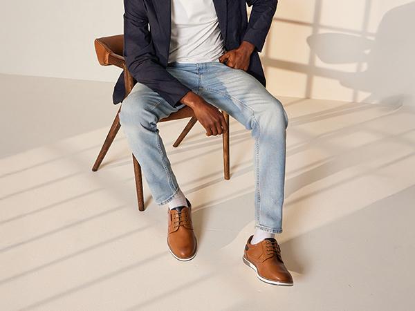 Bruno Marc Versatile Men's Casual Lace-Up Oxford Shoes with Soft Lining and Durable TPR Outsole