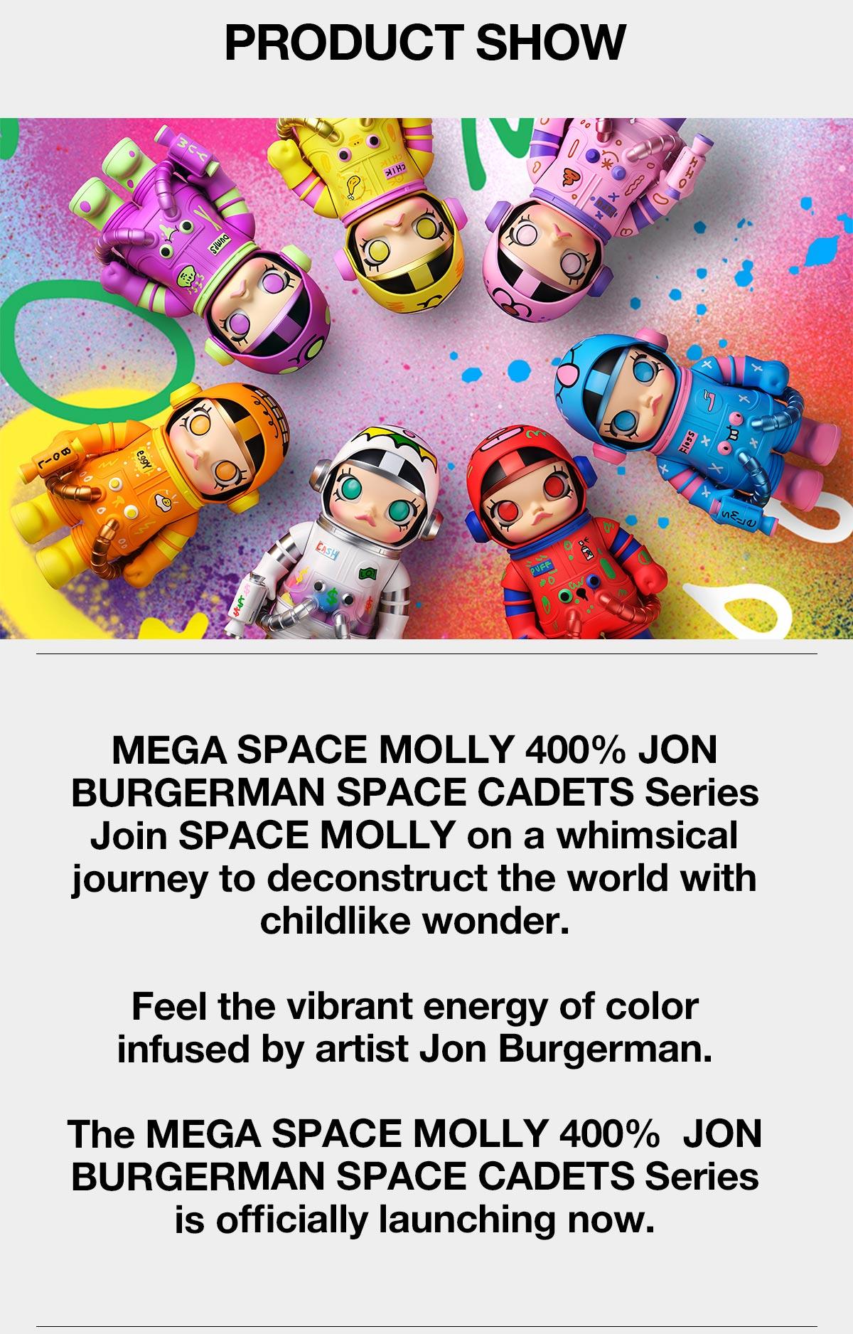 Unboxing-MEGA SPACE MOLLY 400% JON BURGERMAN SPACE CADETS Series-3.0