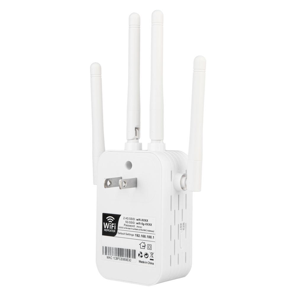 Dual-Band Wireless Wi-Fi Extender for Computers, Gamers & Apartments, High-Speed Signal Booster, WPA2 Data Security, Easy-Setup Network Expander for Full Internet Coverage (Home Users Compatible)