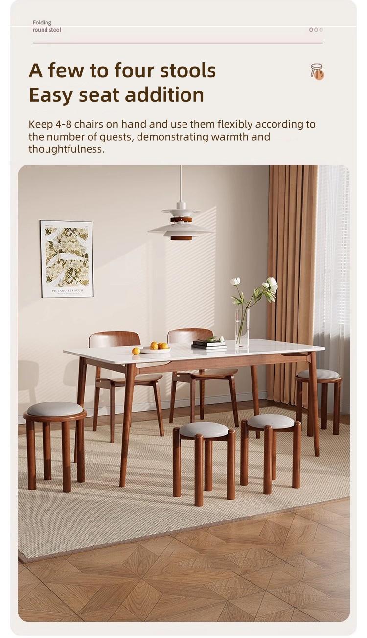 Home stools, outdoor coffee tables, stackable stools, dining room small stools