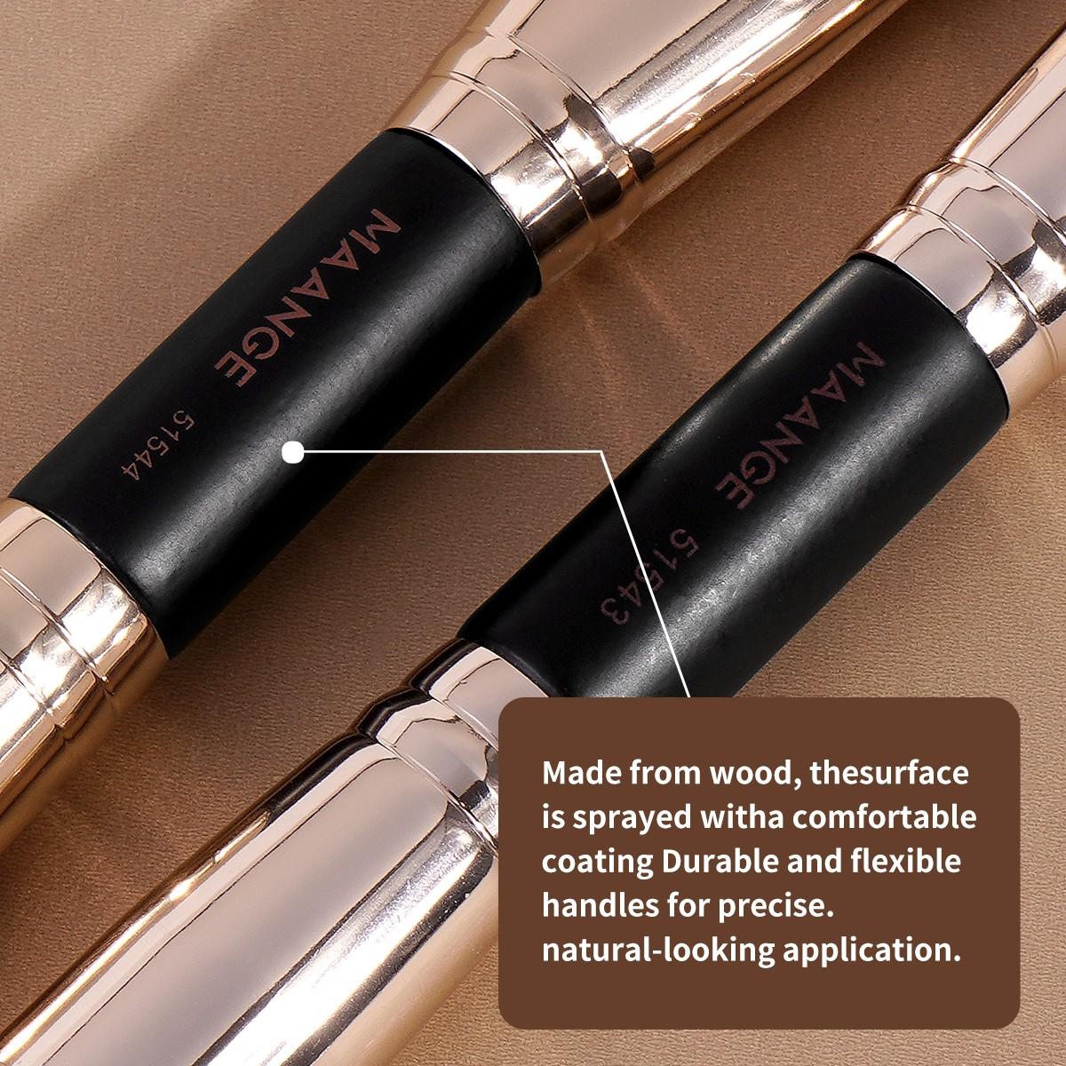 Maange 6-Piece Makeup Brush Set, Includes Foundation Brush, Concealer Brush, Blush Brush, Essential Makeup Tools, Perfect for Daily Use