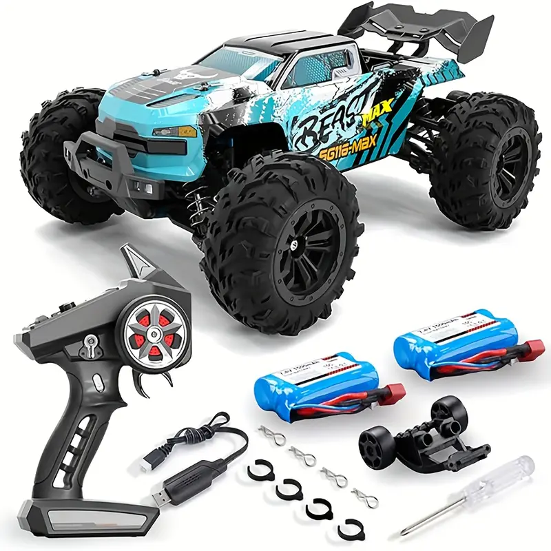Brushless RC Cars, 1:10 68+ KMH High Speed Remote Control Car for Adults Boys, All Terrain Fast Car Off-Road RC Car，4WD， Waterproof，Electric Racing Toy Gifts for Boys