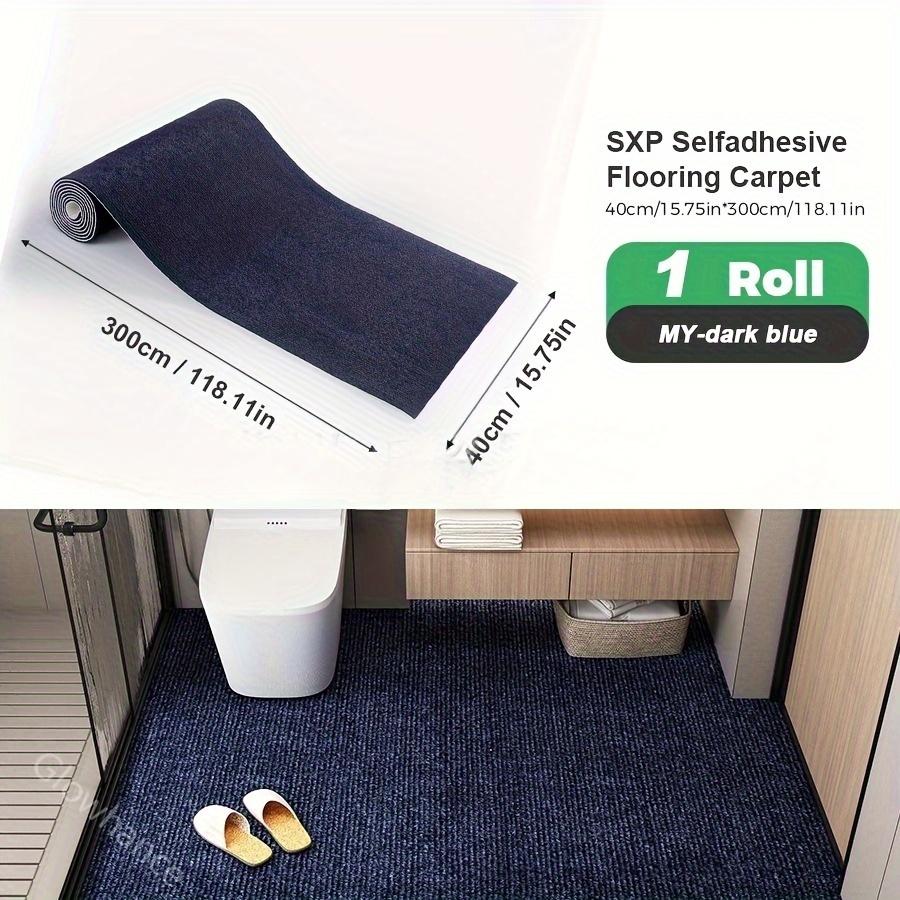 1 Roll 5mm Thick Self-Adhesive Foam Floor Mat, Reusable Non-Slip Kitchen Rug & Cat Scratcher Pad, 118.11"x15.75"