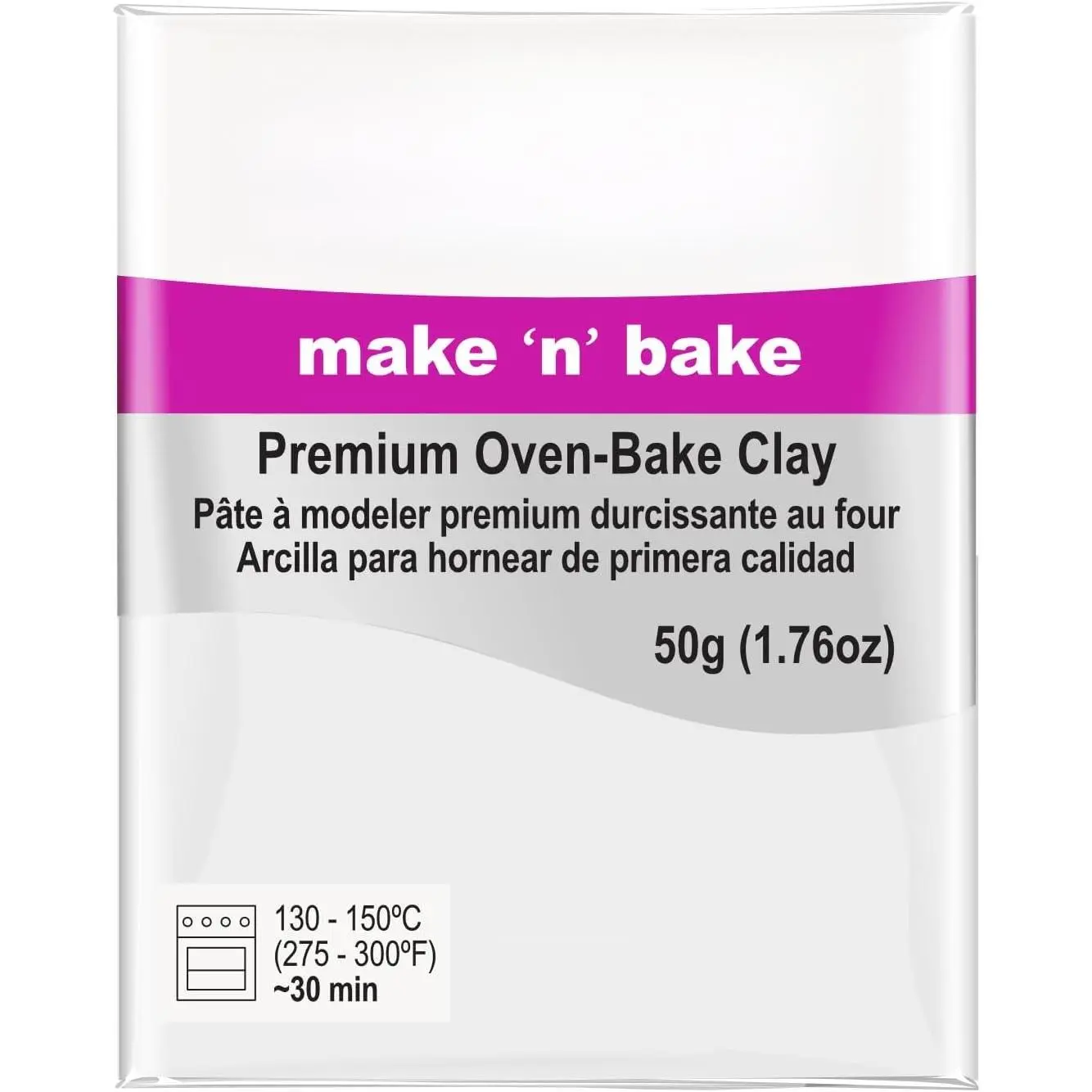 Polymer Clay 50g (1.76 oz) 000 Translucent –  Oven-Bake Modeling Clay for  Making, DIY Crafting, Trinkets, and Durable Creations.