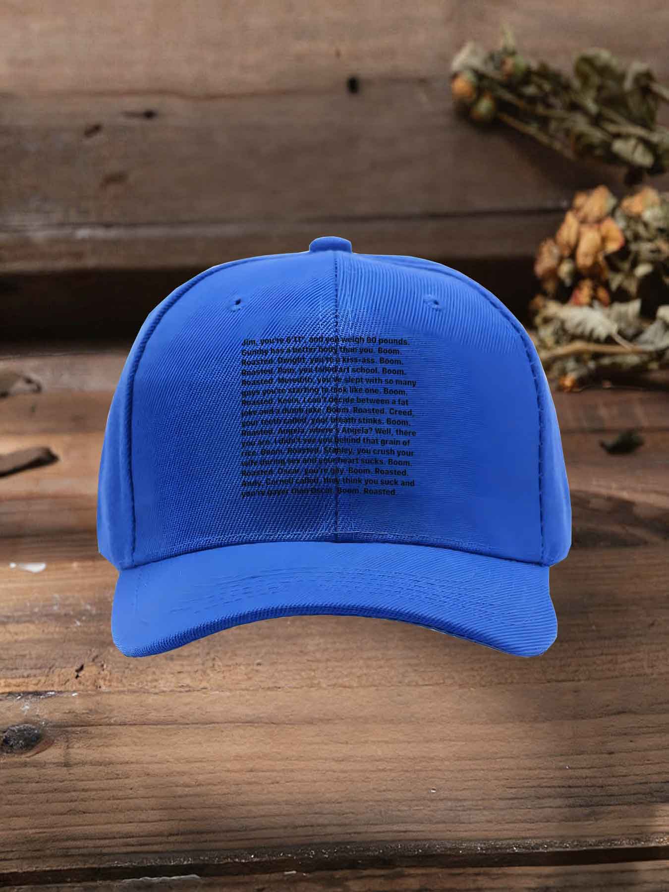 Scott's Boom Roasted Speech 2026 new model Classic Baseball Cap-Adjustable Suitable for Both Men and Women Available in Multiple Colors Comfortable Breathable Hat Suitable for Men and Women