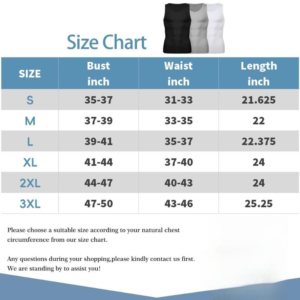 Mens Compression Shapewear Sleeveless Tummy Control Gym Fitness Soft Body Shaper Breathable Tank Top