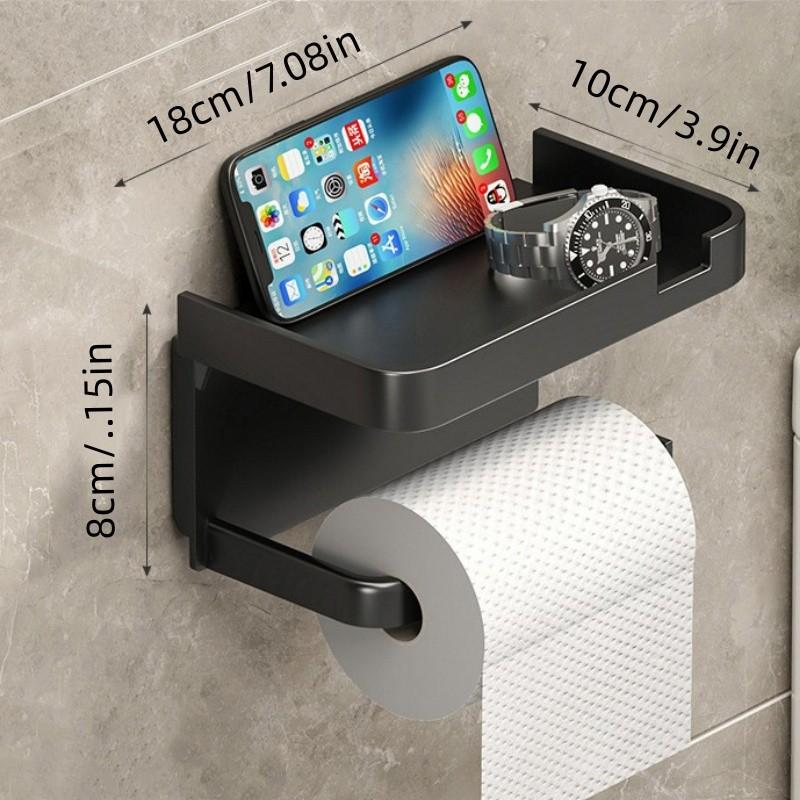 Luxury Wall-Mounted Paper Towel Holder, Self-Adhesive Smooth Plastic Box, Storage Organizer, Suitable for Bathroom Hotel Home Use
