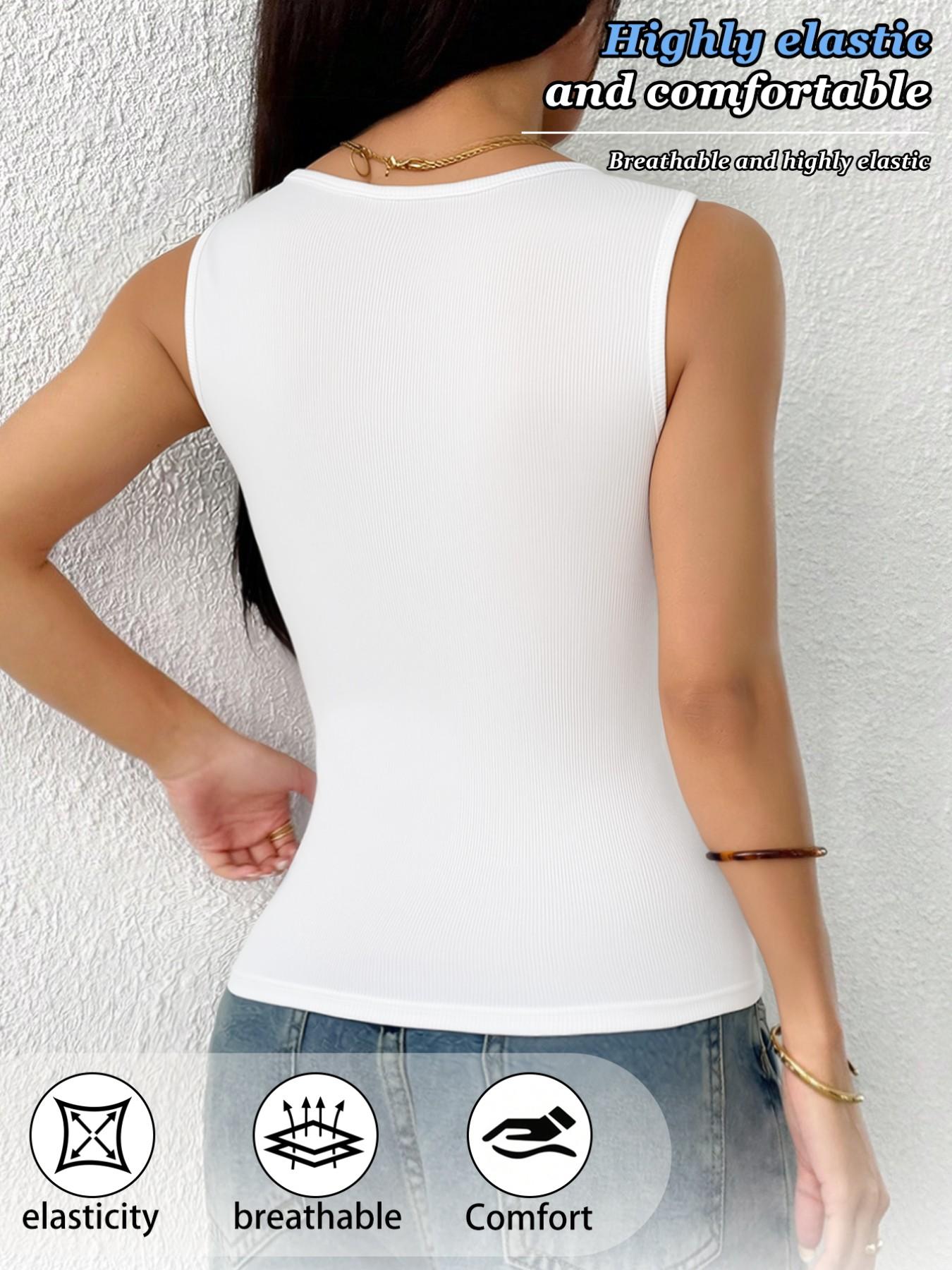 2-Pack Women's Ribbed Lace-Trim Camisoles (Standard Sizing) – Best-Selling Sleeveless Tank Tops – Breathable, High-Stretch, Casual Summer Wardrobe Essentials