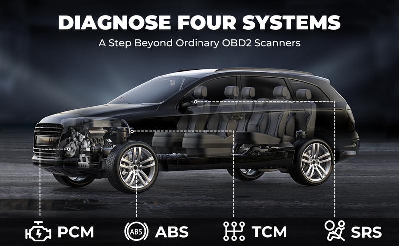 TOPDON AD500 OBD2 Scanner Car Code Reader Scan Tool diagnostic scanner Multilingual OBD2 with Display Portable