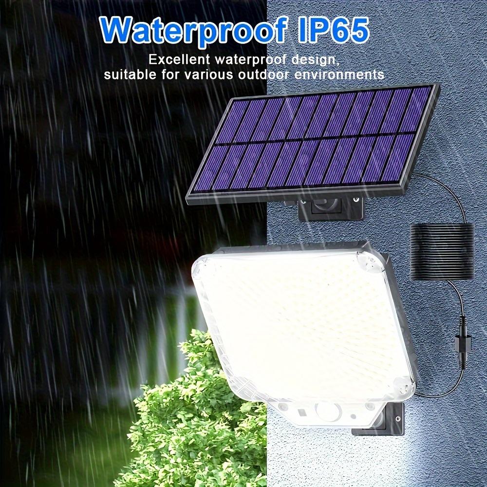 New solar-powered split wall light, outdoor motion sensor light, remote-controlled garden light, home garage street light