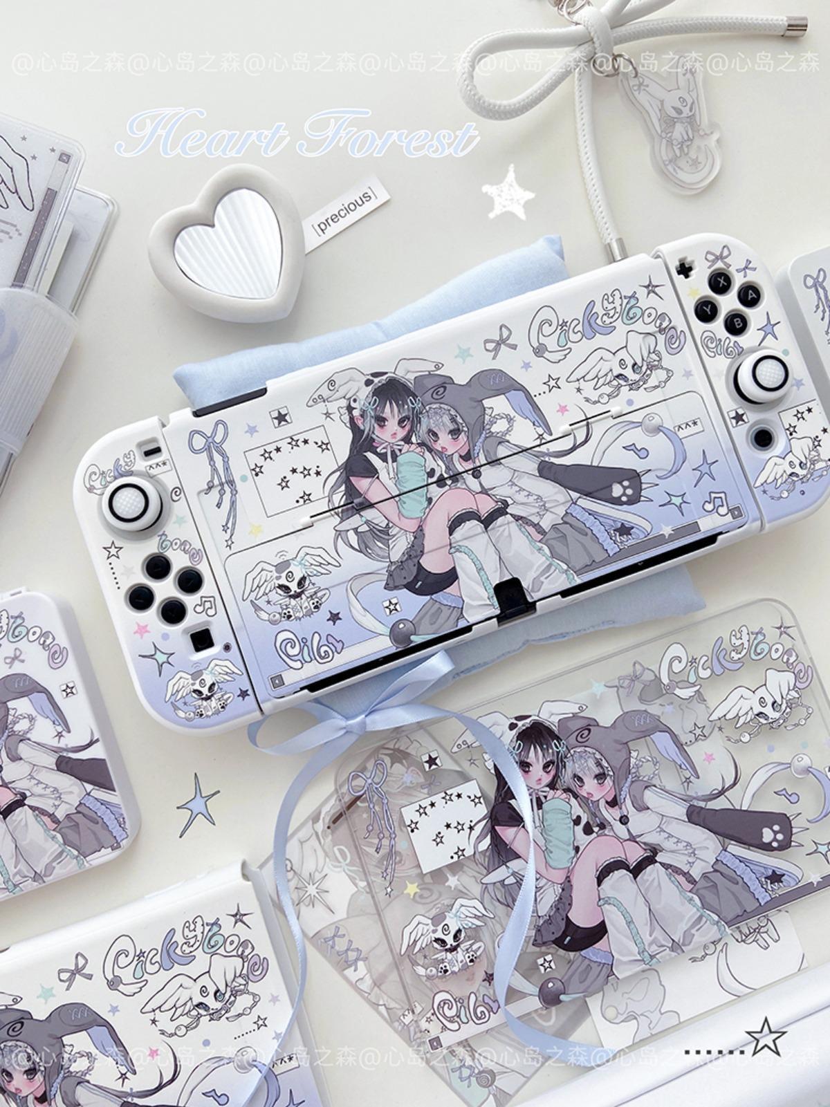 Anime Switch Case for Girl OLED Hard Case for Nintendo Switch2/NS/lite Console Controller Joy-Con Can Be Inserted Into The Dock