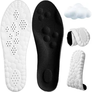 Household daily necessities Sibba 4D Cloud Insoles for Men Women, Soft Memory Foam Cushion Insoles, Breathable Massage Shoe Inserts with Arch Support, Trim to Fit All Shoe Types(Women 5-9)