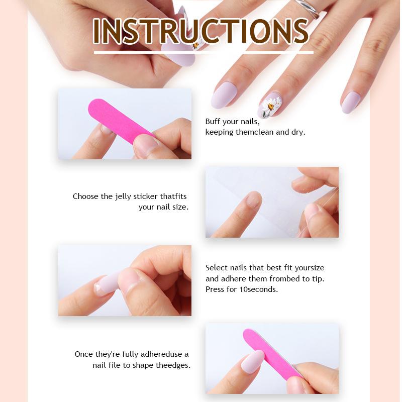 Wearable Nails, Removable Solid Color Nail Stickers, Wholesale of Finished Fake Nails, Short Style Manicure