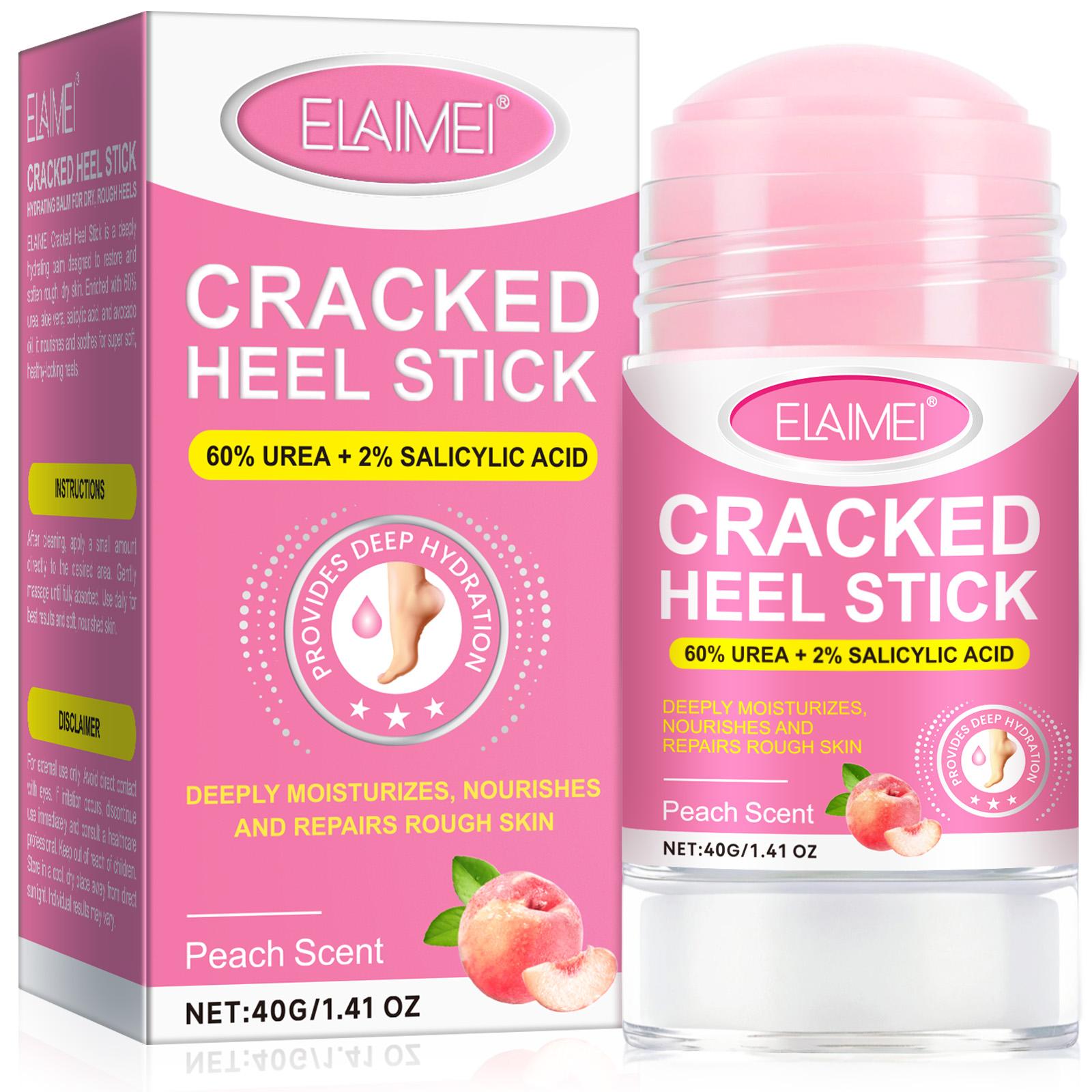 Elaimei Foot Care Stick, Avocado Oil Moisturizing Heel Cracked Cream, Hydrating Rough Skin, Winter Essential Anti-Dryness Foot Lotion