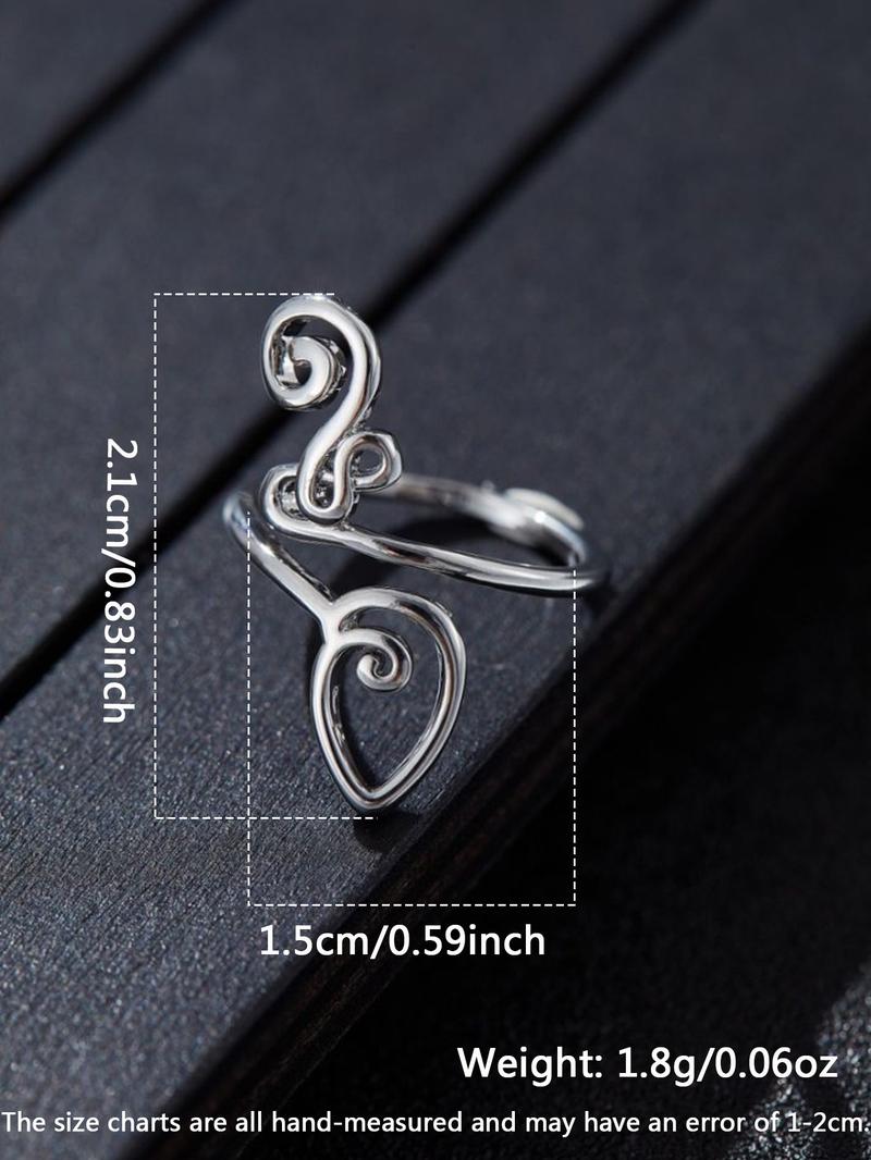 Boho Style Adjustable Toe Ring, Fashionable Foot Jewelry for Women & Girls, Trendy All-match & Exquisite Cute Jewelry for Birthday Gift