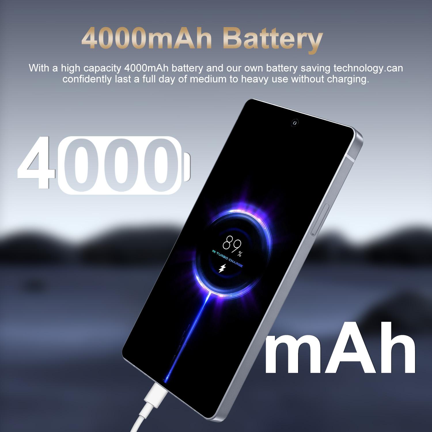 M26 Ultra Smart Android Phone, 6.8 Inch Screen, Dual Sim Slot, Octa-Core Cpu, 4g Network, 4GB RAM, 64GB Storage, 4000mah Battery