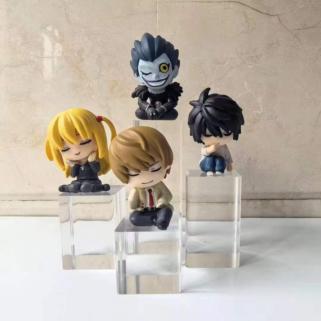Anime Death Note Sleeping Blind Box Action Figure Pvc 5cm Mini Light Yagami L Misa Amane Ryuk Model Ornament Collection Figurine