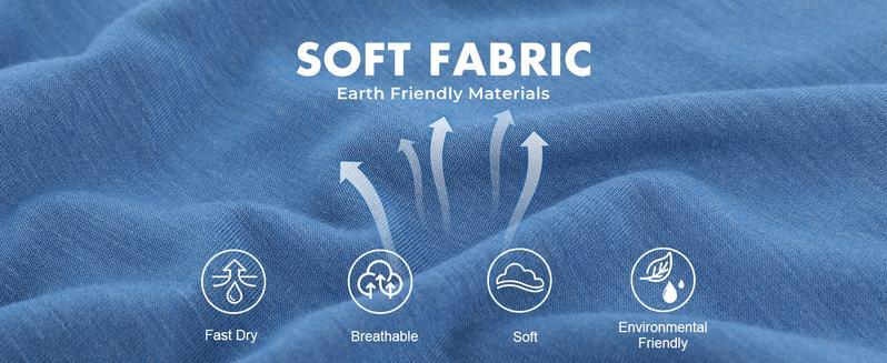 BAMBOO COOL Breathable Men's comfortable Underwear Modern Multipack Comfort soft Moisture-Wicking Boxer Briefs 6 Pack solid color  Men's Moisture Wicking Boxer Briefs  comfy breathable boxer brief Bamboo Boxer Briefs underwear men