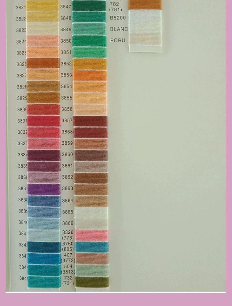 Cross Stitch Embroidery Thread Set, 447 Colors Cross Stitch Floss, 100% Polyester Cotton Blend, Ideal for DIY Crafts & Sewing Projects