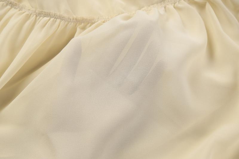 Women Spring Autumn Long Sleeve V Neck Tops Long Skirt Beach Vacation Chiffon Two Piece Set Outfit