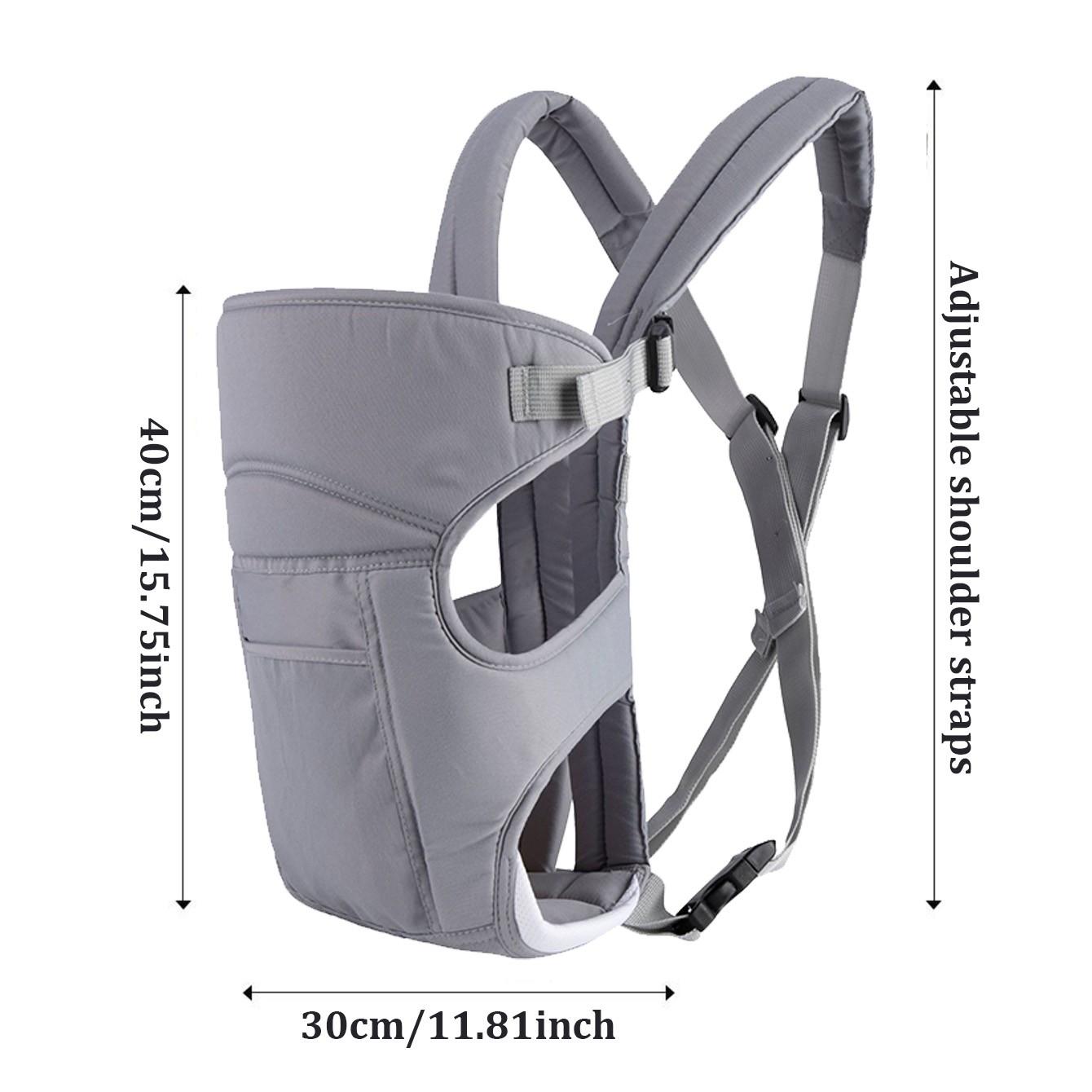 Ergonomic Baby Carrier, Comfortable and Lightweight, Easy to Wear, Waist Support, Suitable for Newborns to Toddlers, Summer Travel