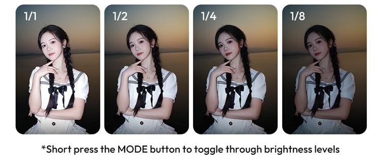 Ulanzi SL01/SL02/SL03 Mini Camera Flash Light SpeedLite GN8 6500K for Canon Sony ZV-1 Nikon Fuji Camera DSLR Vlog Live Outdoor Photography