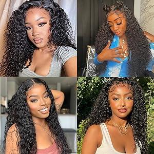 Tuneful Water Wave 13x6 HD Transparent Lace Front Wigs Human Hair 180 Density Wavy Human Hair Wigs for Women Curly Wave Hair Pre Plucked with Baby Hair Tuneful Water Wave 13x6 HD Transparent Lace Front Wigs Human Hair 180 Density Wavy Human Hair Wigs for Women Curly Wave Hair Pre Plucked with Baby Hair
