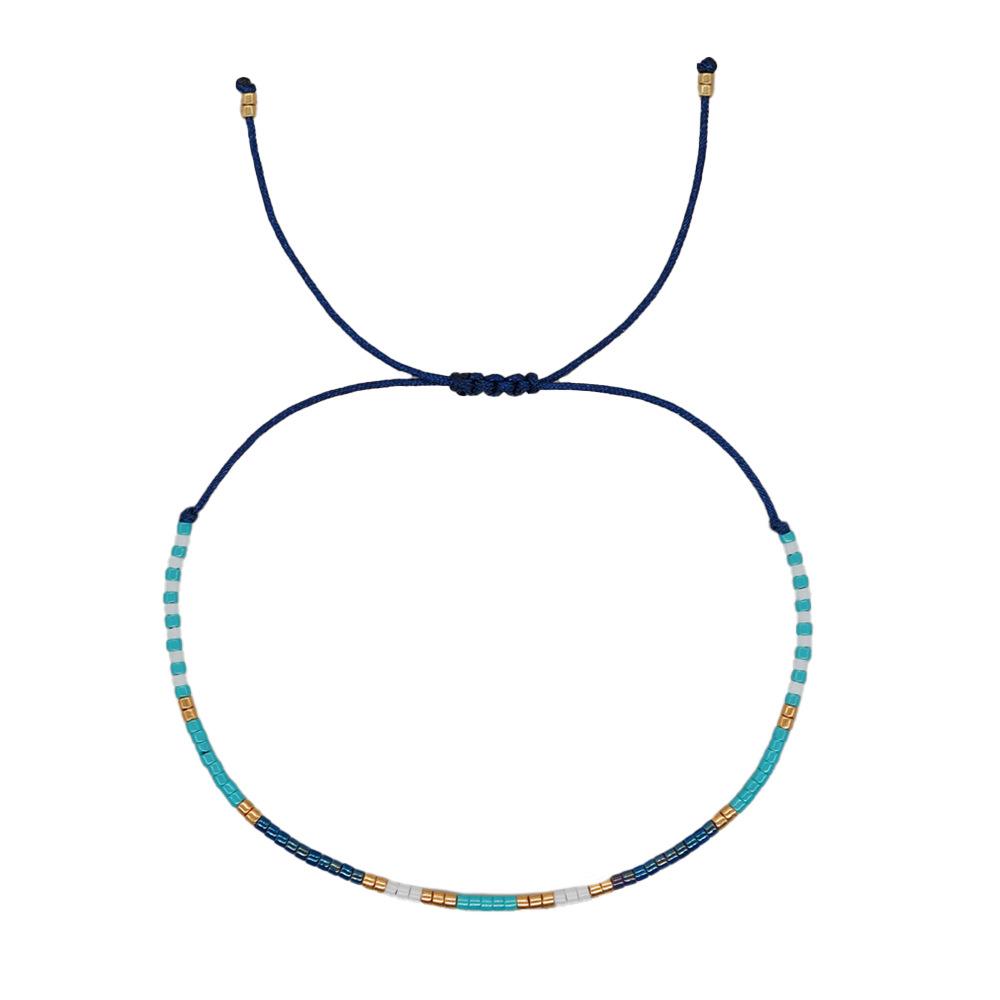 New Arrival Niche & Minimalist Bracelets - Premium-Look Adjustable Sports Wrist Cord, Tiny Seed Beads, Colorful Glass Beads, Sports & Outdoor Accessory, Adjustable Beaded Design, Multicolor Stackable Bracelets