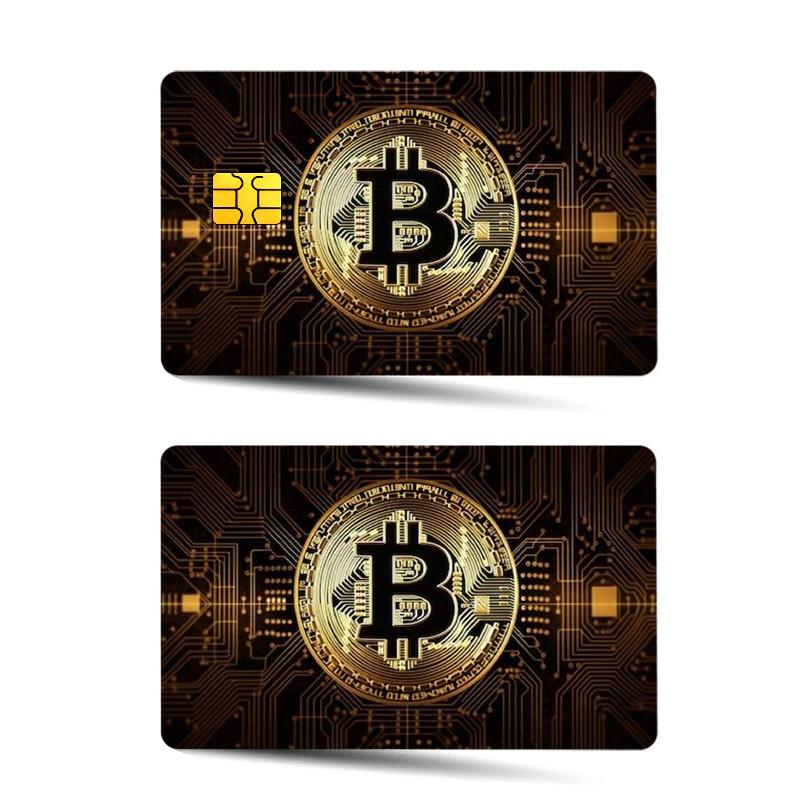 Credit Card Stickers, Ultra-Thin Vinyl Material, 2 Pieces Per Set, Waterproof Scratch-Resistant Film, Durable and Easy to Apply