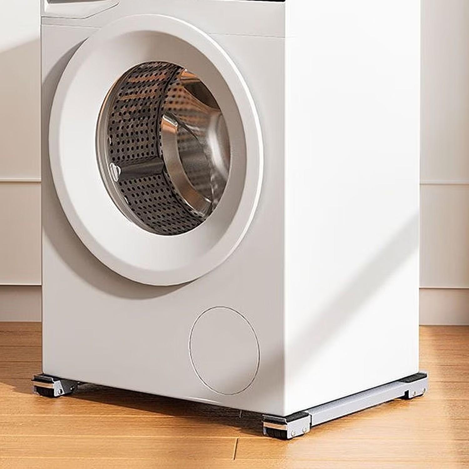 Universal Storage Rack Roller Heightening Bracket, Movable Pulley Support Frame for Refrigerator & Washing Machine Base, Durable Organizer