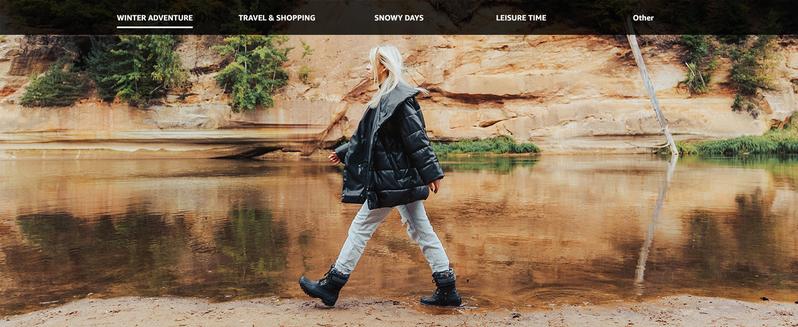 ALEADER Women's Fashion Outdoor Waterproof Snow Boots All-match Warm Plus Velvet Duck Boots