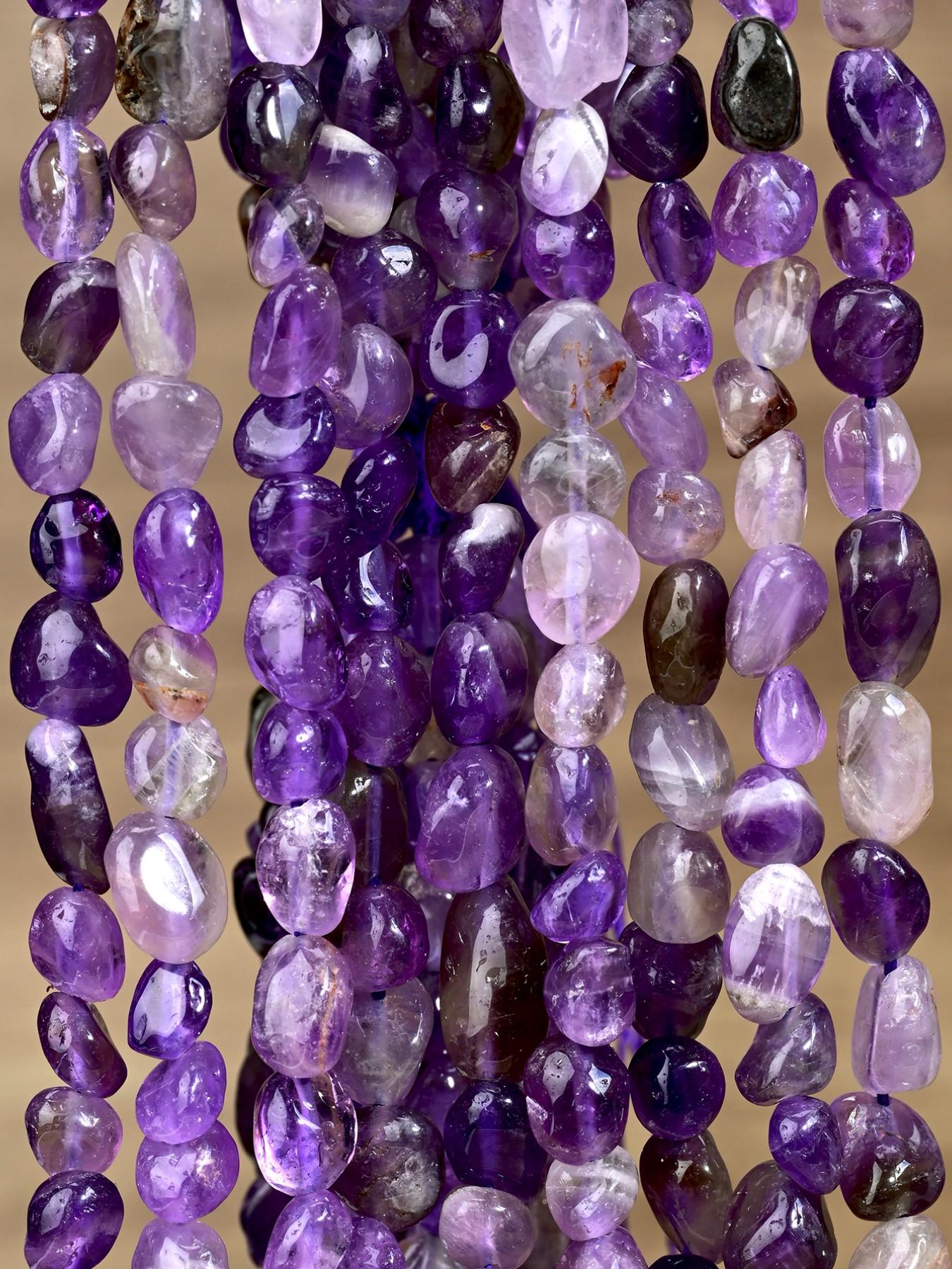 40 cm Natural Citrine Carnelian Amethyst Mixed Crystal Beads, Irregular Loose Beads for Jewelry Making, Handmade Bracelet Necklace Additions, 6x8mm Beads