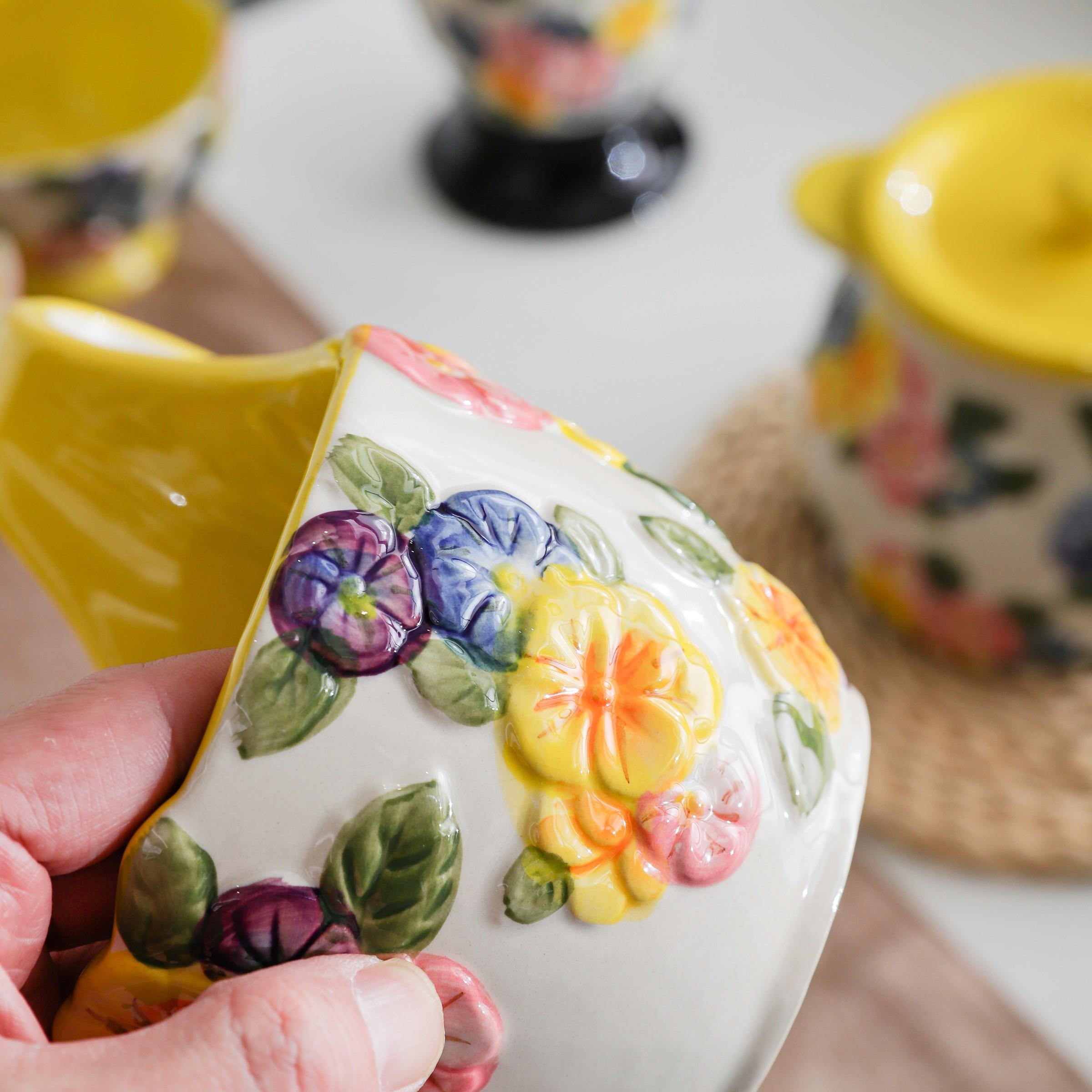 50 Fuya Life Series Ceramic Tableware Set, Farmhouse Style, Durable & Easy Clean, Ideal for Home & Gifts, Multiple Sizes Available