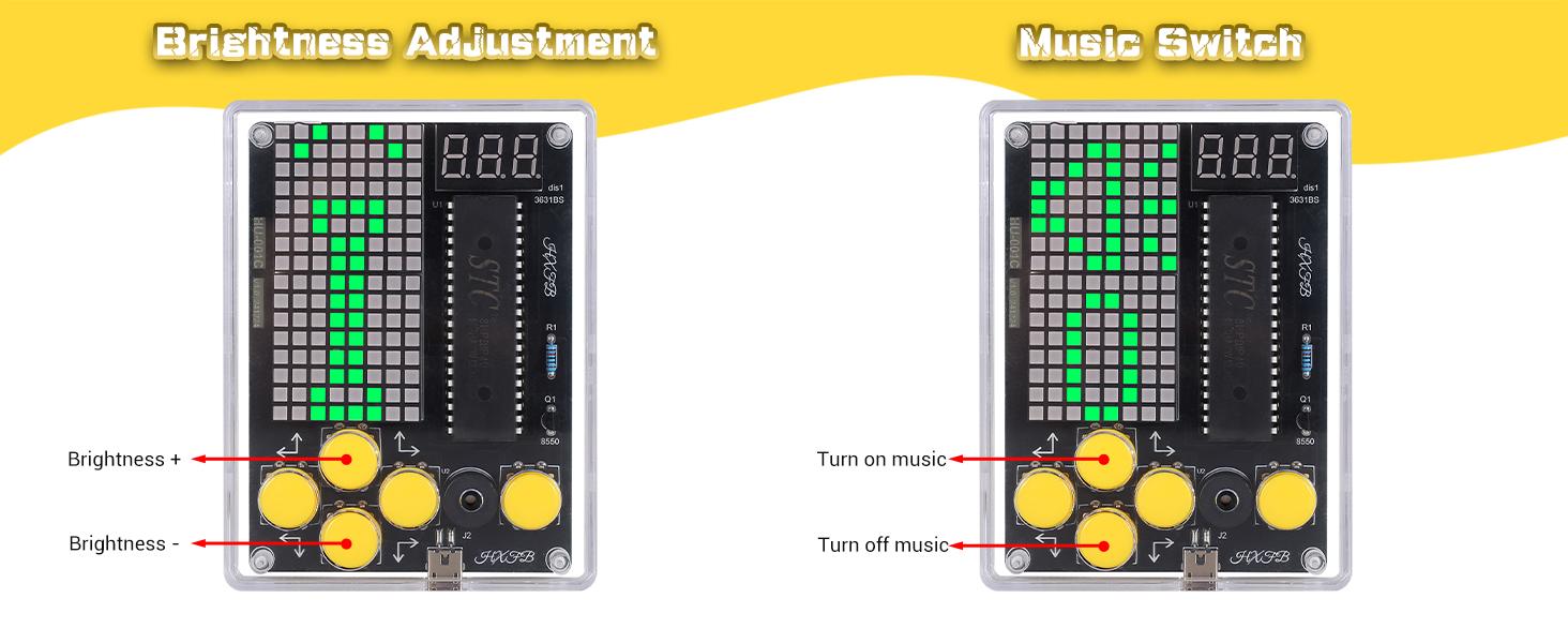 DIY Electronic Soldering Kit, Multi-Function 7-in-1 Hands-On Electronics STEM Kit, Soldering Practice for Students