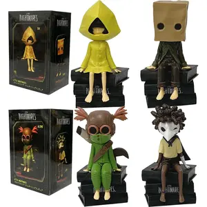 Game GK Little Nightmares Anime Figurine Six Figure Mono Action Figure Anime Game PVC Action Figure Collectible Model Doll